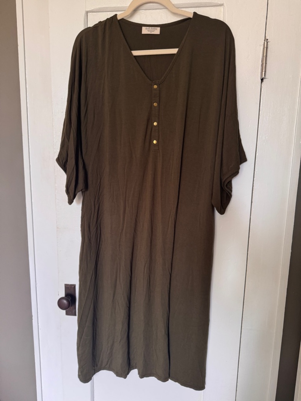Dwell and Slumber Olive Caftan